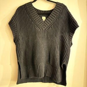 A New Day Black Sweater Vest | Size M